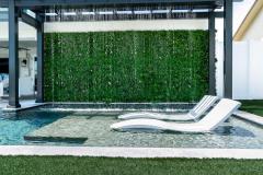 Modern Sun Shelf with Rain Curtain Modern Sun Shelf with Rain Curtain