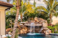 Tropical Lucas Lagoons Sun Shelf with Loungers and Grotto Tropical Lucas Lagoons Sun Shelf with Loungers and Grotto
