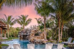 Tropical Lucas Lagoons Sun Shelf with Loungers and Grotto Tropical Lucas Lagoons Sun Shelf with Loungers and Grotto