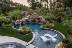 Lucas Lagoons Sun Shelf with Grotto Lucas Lagoons Sun Shelf with Grotto