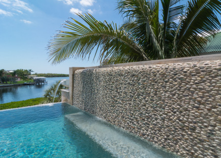 Bradenton custom pool builder insane pools custom water wall