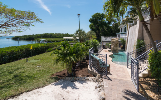 Bradenton custom pool builder insane pools custom water feature golf course