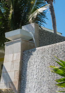 Bradenton custom pool builder insane pools fire pit detail