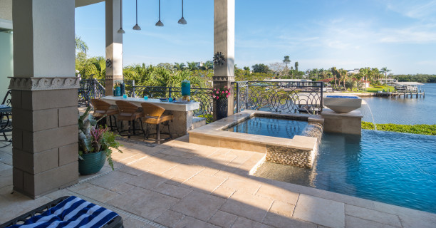 Bradenton custom pool builder insane pools custom outdoor dining