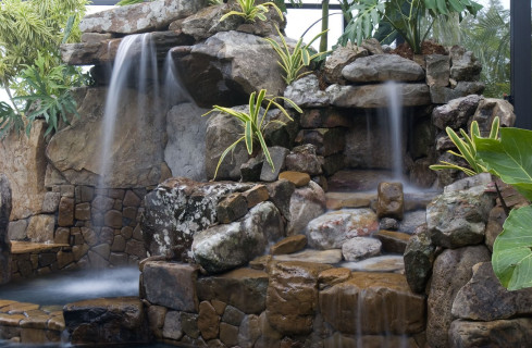 Grotto and spa detail