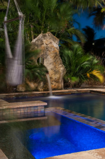 Spa and water feature detail