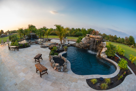 Aerial View of Main Lagoon Pool