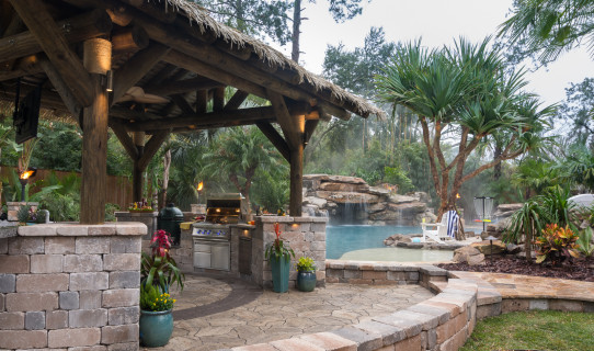 Picture of Tiki Hut Custom Built Pools