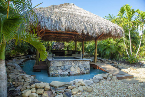 Picture of Tiki Hut Custom Built Pools