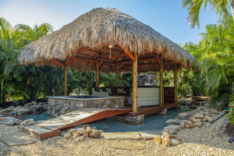 Picture of Tiki Hut Custom Built Pools