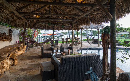 Picture of Tiki Hut Custom Built Pools