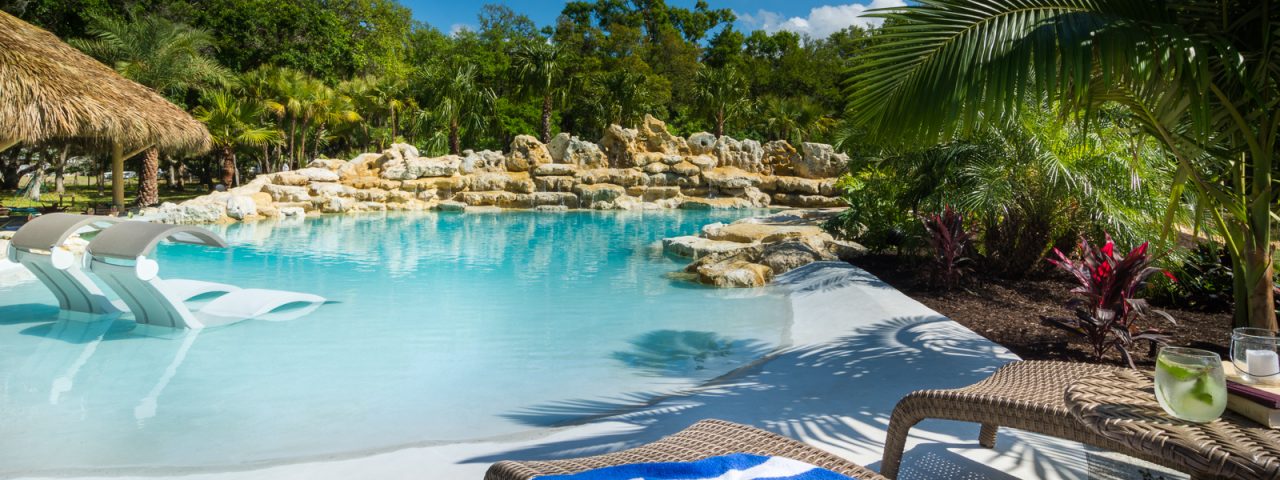Sarasota custom pool tropical lagoon