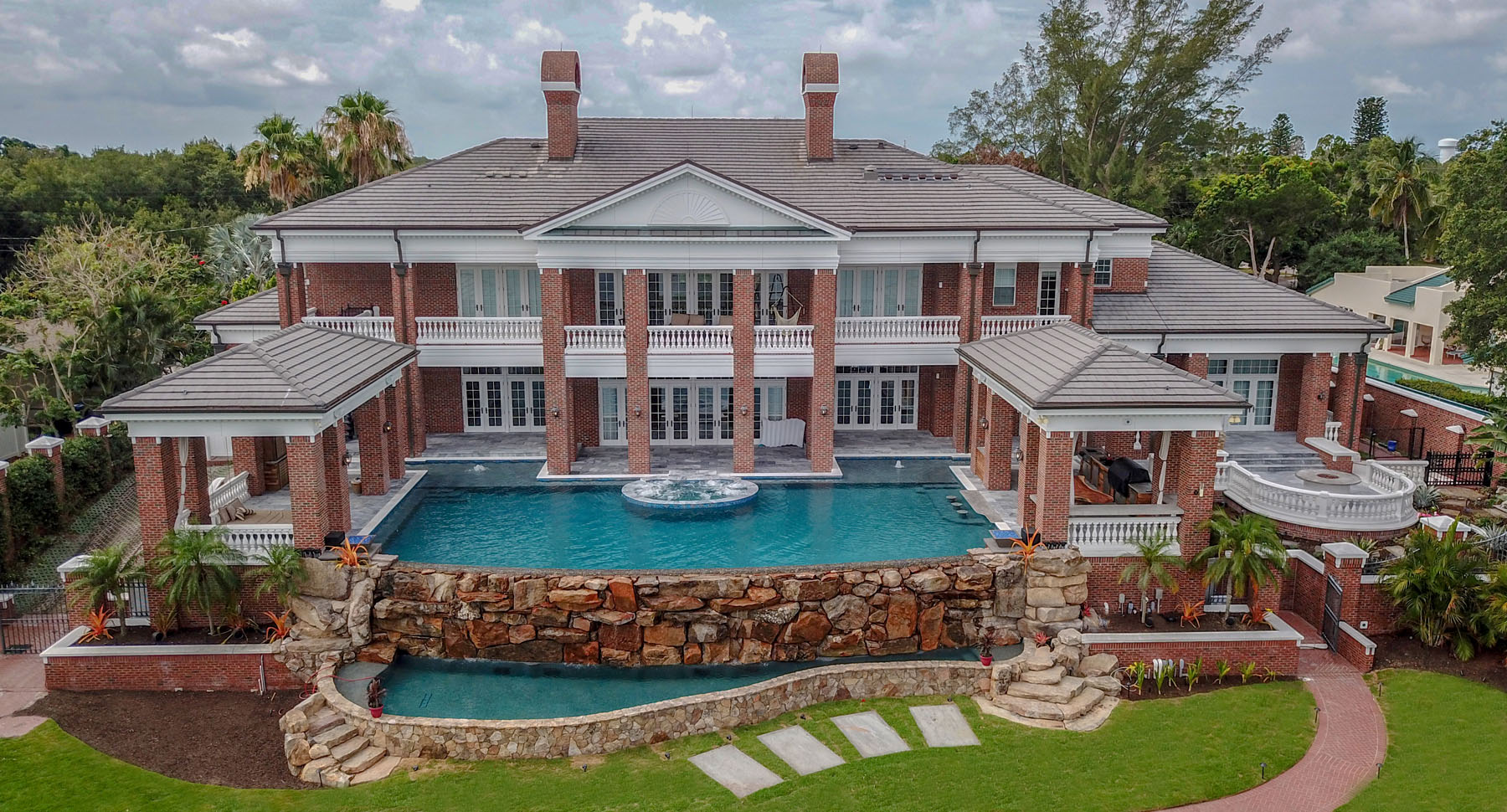 big mansions with pools