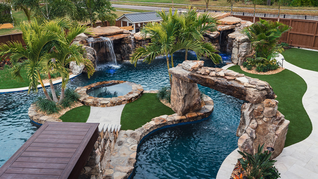 Signature Series Insane Pool in the Tampa Bay Area Image of Signature Series Insane Pool Signature Series Insane Pool